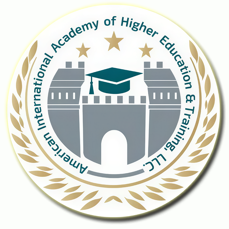 شعار الأكاديمية الأمريكية الدولية